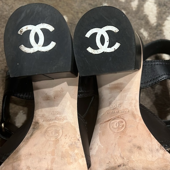 Chanel sandles 39 Italian wonderful condition - Picture 12 of 13